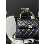 Chanel Women Kelly 22 Flap Bag in Calfskin Leather-Black - Bild 7