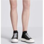 Dior CD Unisex Walk'N'Dior Platform Sneaker Black Macrocannage Technical Mesh - Imagen 10
