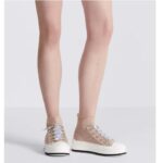 Dior CD Unisex Walk'N'Dior Platform Sneaker Nude Macrocannage Technical Mesh - immagine 11