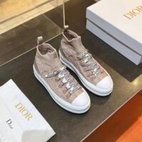 Dior CD Unisex Walk’N’Dior Platform Sneaker Nude Macrocannage Technical Mesh (10)