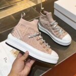 Dior CD Unisex Walk'N'Dior Platform Sneaker Nude Macrocannage Technical Mesh - immagine 8