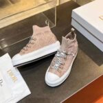 Dior CD Unisex Walk'N'Dior Platform Sneaker Nude Macrocannage Technical Mesh - immagine 6