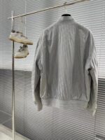 Dior Women CD Dior Oblique Bomber Jacket Gray Technical Fabric - Bild 3