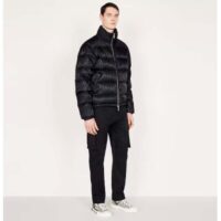 Dior Men CD Dior Oblique Down Jacket Black Technical Jacquard (6)