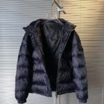 Dior Men CD Dior Oblique Down Jacket Navy Blue Technical Jacquard - Image 4