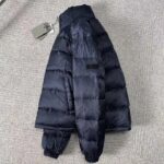 Dior Men CD Dior Oblique Down Jacket Navy Blue Technical Jacquard - Image 5