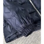 Dior Men CD Dior Oblique Down Jacket Navy Blue Technical Jacquard - Image 8