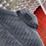 Dior Men CD Dior Oblique Sleeveless Down Jacket Gray Technical Jacquard - Image 7