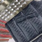 Dior Men CD Dior Oblique Sleeveless Down Jacket Gray Technical Jacquard - Image 9