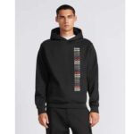 Dior Men CD Relaxed Fit Hooded Sweatshirt Black Cotton Fleece - Image 13