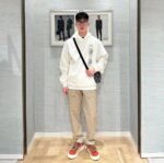 Dior Men CD Relaxed Fit Hooded Sweatshirt White Cotton Fleece – Image 12