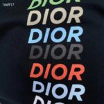 Dior Men CD Relaxed-Fit T-Shirt Black Slub Organic Cotton Jersey - Image 7