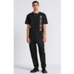 Dior Men CD Relaxed-Fit T-Shirt Black Slub Organic Cotton Jersey - Image 11