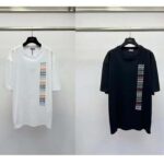 Dior Women CD Relaxed-Fit T-Shirt White Slub Organic Cotton Jersey – Image 9