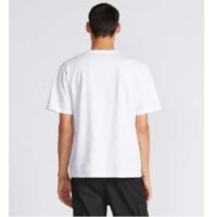 Dior Men CD Relaxed-Fit T-Shirt White Slub Organic Cotton Jersey (8)