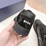 Dior Unisex CD B27 Low-Top Sneaker Black Patent Calfskin Dior Oblique Gravity Leather - immagine 9