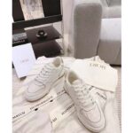 Dior Unisex CD Dior One Sneaker White Nude Dior Oblique Perforated Calfskin - Image 3