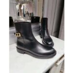 Dior Women CD 30 Montaigne Ankle Boot Black Calfskin Leather - Imagen 6