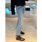 Dior Women CD 30 Montaigne Ankle Boot Black Calfskin Leather - Imagen 15