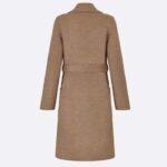 Dior Women CD Coat with Belt Brown Double-Sided Wool Dior Oblique Interior - immagine 4