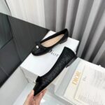 Dior Women CD Dior Ballet Flat Black Quilted Cannage Calfskin - Imagen 6
