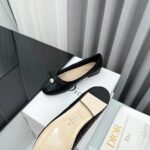 Dior Women CD Dior Ballet Flat Black Quilted Cannage Calfskin - Imagen 8