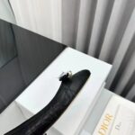 Dior Women CD Dior Ballet Flat Black Quilted Cannage Calfskin - Imagen 10