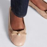 Dior Women CD Dior Ballet Flat Nude Quilted Cannage Calfskin - Imagen 14