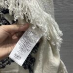 Dior Women CD Embroidered Jacket White Wool Cotton Alpaca Technical Knit Pastel Midnight Blue Butterfly - Image 10