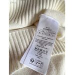 Dior Men CD Embroidered Sweater Ecru Cashmere Knit Pastel Midnight Blue Butterfly Around The World – Image 10