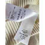 Dior Men CD Embroidered Sweater Ecru Cashmere Knit Pastel Pink Butterfly Around The World Motif - Imagen 10