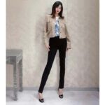 Dior Women CD Jacket Beige Cotton Denim Multicolor Butterfly Around The World Motif - immagine 11