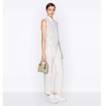 Dior Women CD Mini Lady Dior Bag Platinum Metallic Cannage Lambskin Beaded Embroidery - Image 10