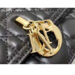 Dior Women CD Miss Dior Top Handle Bag Black Cannage Lambskin – Bild 8