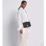 Dior Women CD Miss Dior Top Handle Bag Black Cannage Lambskin – Bild 11