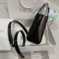 Dior Women CD Small Lady Dior Bag Black Patent Cannage Calfskin (1)