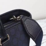Gucci GG Unisex Ophidia Medium Tote Bag Blue Black GG Supreme Tender Canvas - Image 10