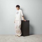 Gucci Men GG Cotton Jersey Interlocking Graffiti T-Shirt Off White Crewneck Dropped Shoulder Short Sleeves - Image 10