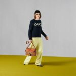 Gucci Men GG Wool Top Gucci Intarsia Black Ivory Wool Crewneck Dropped Shoulder Long Sleeves Rib - Image 12