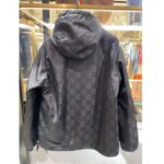 Gucci Men Gucci Off The Grid Hooded Jacket Black GG ECONYL Regenerated Nylon - Image 3