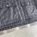 Gucci Men Gucci Off The Grid Hooded Jacket Black GG ECONYL Regenerated Nylon - Image 6