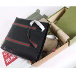 Gucci Unisex GG Crystal Medium Tote Bag Black GG Crystal Canvas Leather - Bild 6