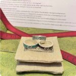 Gucci Unisex GG Ring Interlocking G 925 Sterling Silver Brown Turquoise Enamel Engraved Trim - Image 3