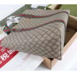 Gucci Unisex GG Tender Medium Tote Bag Beige Ebony GG Supreme Tender Canvas - Imagen 5
