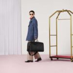 Gucci Unisex Jumbo GG Large Duffle Bag Black Leather Double G Zip Closure - Image 7