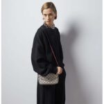 Gucci Unisex Ophidia Mini Bag Beige Blue GG Supreme Canvas Double G – Bild 11