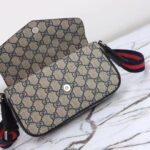 Gucci Unisex Ophidia Mini Bag Beige Blue GG Supreme Canvas Double G – Bild 6