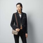 Gucci Unisex Ophidia Mini Bag Beige Ebony GG Supreme Canvas Brown Leather Double G - Image 12