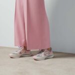 Gucci Unisex Run Sneaker Ivory Pink Suede Interlocking G Bi-Color Rubbe Low Heel - Image 11
