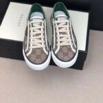 Gucci Unisex Tennis 1977 Sneaker Beige Ebony Original GG Canvas Rubber Sole Flat - Image 6